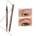 Musicwer's new four way liquid slim eyebrow pencil 2 in 1 holds makeup without smudging. 