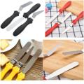 3pcs Cake Cream Spread Decorating Scraper Pastry Angled Spatula Baking Tools. 