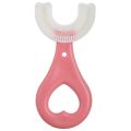Baby Toothbrush Children 360 Degree U-shaped Child Toothbrush Teethers Soft Silicone Baby Brush Kids Teeth Oral Care Cleaning U Shape Brush. 