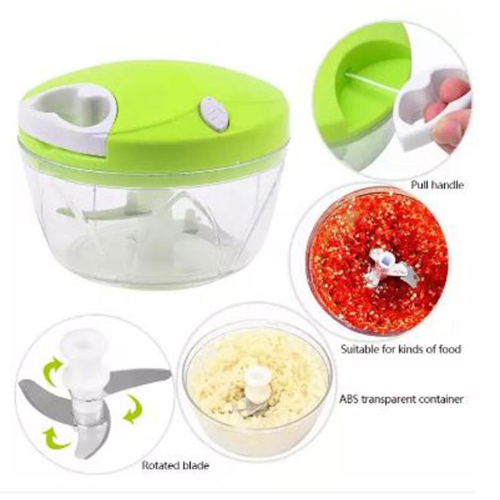 Hand Chopper / Manual Chopper / Hand Cutter / Speedy Chopper Multifunction speedy chopper for vegetables with sharp blades technology