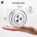 SP Dealz Wireless LED Puck Light, Stick-Anywhere Closet Portable Tap Push Button Stair-Wall Lights for Cabinet, Hallway, Bathroom, Bedroom, Kitchen, 3 Battery Operated Low White Light, Pc1. 