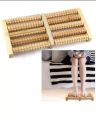 Traditional Wooden Roller Foot Massager, Accupressure Roller Wood Foot Massager Stress Reliever 12 Roolers. 