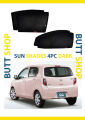 DAIHATSU MIRA 12 SUN SHADE / WINDOW CURTAINS (DARK) BLACK 4PCS. 