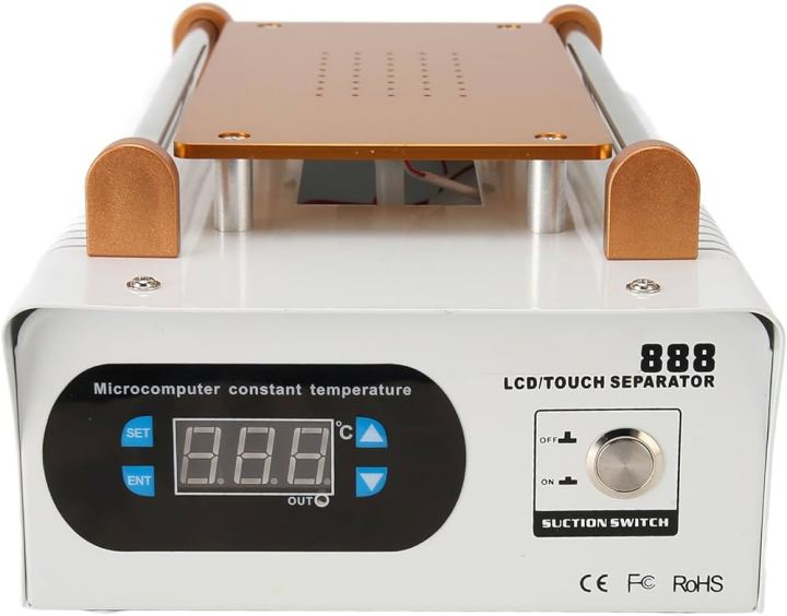 LCD Screen Separator Multi Purpose Built-in Pump Vacuum Air Machine Heat Mobile Auto Heating Phone Repair Glass Removal Ultimate For Professionals Technicians Tablets Electronic Devices Efficient and Reliable Repairing Tool Note: Sent in random colors
