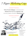 7 Figure Marketing Copy by Sean Vosler (colour book). 