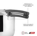 Alpha Pressure Cooker Stainless Steel Double bottom heavy weight cooker Capacity (12 Liter).. 