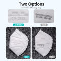 20pcs ffp2mask Respirator Black kn95 mascarillas negra Adults 5Layers fpp2 approved kn95 CE Face Mask ffp2 reutilizable fpp2mask. 