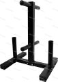 2" Olympic Weight Disc Plate and Barbell Rack Stand  Tree Storage Holder, Solid Steel Equipment, 400KG Max Weight  Gym, Fitness, Exercise, Fat Loss, Pilates, Strength, Workout, Gymnastics. 
