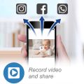 VTech RM5752 Wireless WiFi Video Baby Monitor with Free Remote Access Myvtech Baby App for Viewing, 1080p HD Camera with 5-Inch Hd Touch Screen. Local or Remote 2-Way Talkback, White, One Size. 