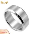 Fashion Unisex Titanium Steel Ring Wedding Band Couple Lovers Finger Jewelry. 