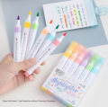6Pcs/Set Cartoon Animals Highlighter Marker Macaron Oblique Tip-Marker Fluorescent Pen-Vibrant Colored Highlighters with Fine Tips for Adult Teenage Kids, Perfect for Coloring Books, Writing, Journaling, Drawing, Scrapbooking, Art, and Office Use.. 