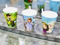 Glass - Straw Glass (Pack of 2) - Juice Glass with Straw - Kids Straw Glass - Kids Juice Glass - Pipe Glass without Cover - Anna Elsa Glass - Sofia Glass - Ben 10 Glass. 