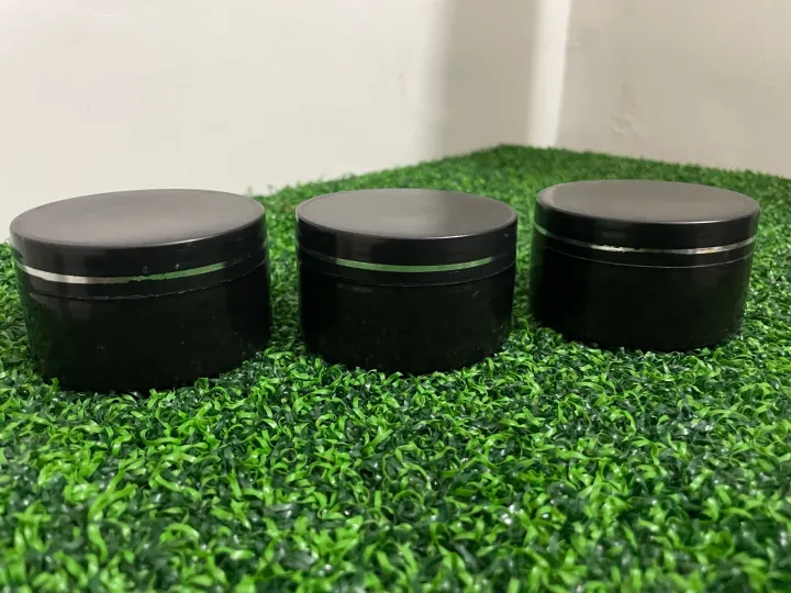 25gram%20Pack%20of%203%20Premium%20Empty%20Black%20Color%20Cosmetic%20Pet%20Jar%20with%20Black%20cap%20and%20Silver%20Streak%20-%20Image%205