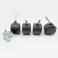 Wheel Casters for Office Chairs, Trolleys, Baby Walkers, and Furniture. 