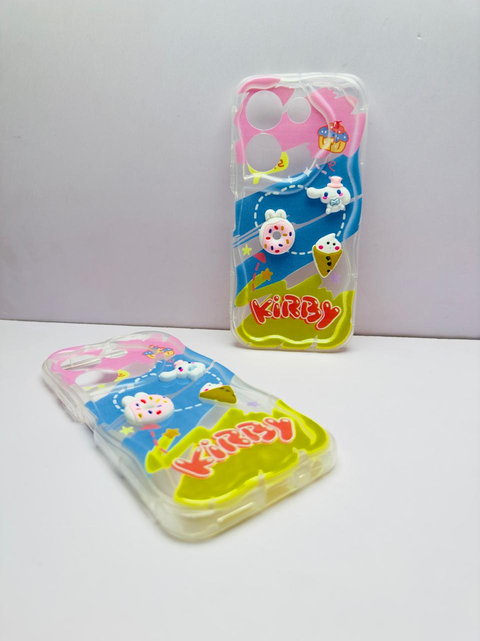 Lahore Mobile Case for Tecno Camon 20 / Camon 20 Pro Back Cover Colorful Wavy Phone Cases - Luxerey Back Cover - Creative Lovely 3D Doll -Girls Back Cover 2