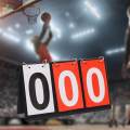 Scorekeeper Portable Table Top Scoreboard for Volleyball Competition Tennis. 