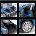 Diecast Toyota Tundra Pickup Truck Double Cabin Vigo Dala Toy Car Scale 1:32 Color May Vary. 
