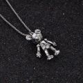 Versatile titanium steel chain trendy brand necklace men's hip hop personality street alloy pendant men's and women's sweater chain accessories wholesale. 
