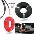 20/76 Black Copper Extension Wire 20/76 Red Copper Extension Wire Car Wiring Wire Fitting Wire 20 76 Wire Black Wire Red Wire Circuit Soldering Project DC Motor Pump Red And Black Wire. 
