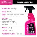 FLAMINGO TIRE SHINE, TIRE POLISH, TIRE WAX, TIRE HIGH GLOSS - 500ML. 