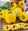 Yellow Hybrid Capsicum (Shimla Mirch) / Sweet Pepper Kitchen Gardening Vegetable Seeds. 
