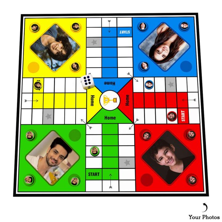 Customized Ludo Game with Your Photos,