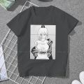 Power With Cake Feminine Shirts Chainsaw Man Anime Oversized T-shirt Goth Vintage Female Clothing. 