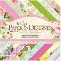 Design #DSM007, 8x8inch 40sheets printed patterns scrapbook paper origami paper DIY gift Card Making Handmade Home deco Pattern paper Flower Paper Pack. 
