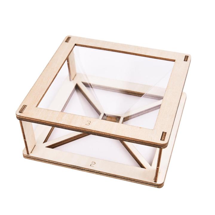 Nebula Supreme 3D Hologram Stand Safe 3D Holographic Projection Wooden DIY Assembly Video Stand Toy