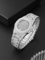 New Unisex Patek Philippe White Iced Wrists Watch. 