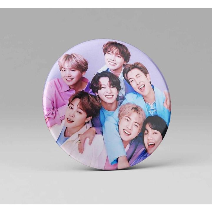 BTS Badge Army Cute Round Bantan Boy Character | Daraz.pk
