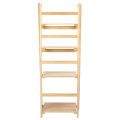 4 Tier Wooden Ladder Folding Book Shelf Stand Plant Flower Display Shelving Rack. 