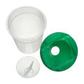 9 Pcs No Spill Paint Cups Set with Paint Brushes and Paint Tray Palette, Paint Cups with Lids for Kids Art Painting. 