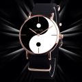Women Watch Women Bracelet Watch Eight-diagram Tai Chi Pattern Casual Canvas Leather Analog Classic Quartz Watch Женские Часы Ye. 