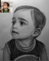 Sketch with Frame/Customize your photo into Hand-Made Pencil Sketch Gift.. 