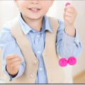 1 PCS Old Style Toy Click Clapping Ball Collision Racket Handball Pressure Relief Ball Professional Clapping Ball, With Free Gift for Kids (Sticker, Golden Scarf pin, Balloon, Pair of Girls Hair Poni). By mall City Zone. 