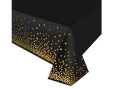 Golden Polka Doted Table Covers for Party Decorations. 