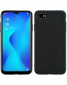Oppo A1K Soft Matte Black Silicon Back Cover Soft - Shock Proof. 