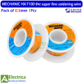 MECHANIC HX-T100 Lead-Free Solder Tin Wire 0.5mm 55g Low Melting Point Welding Soldering Wire 0.5mm Dia BGA Repair Tools by Electrica. 