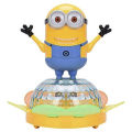 Battery Operated Unique Spin Musical Rotating Dancing Minions 4D Lights & Sounds Toy. 