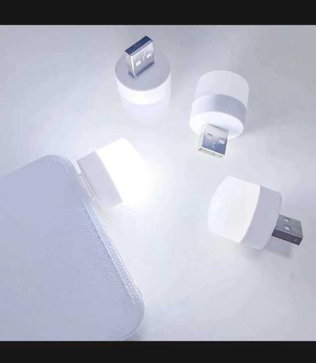 HM     5Pcs Mini USB LED Bulb LED Night Light Bulb Cold White