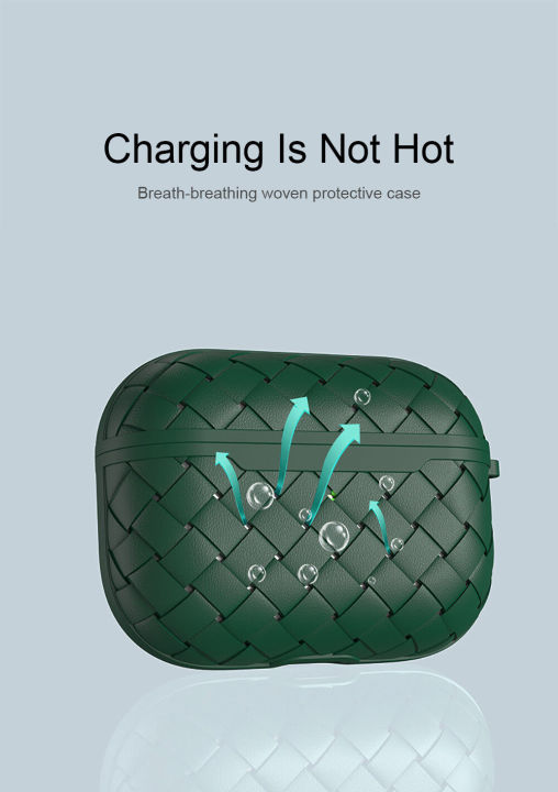Weave%20Pattern%20Silicone%20Case%20/%20Cover%20%E2%80%93%20360%C2%B0%20Protection%20for%20Pro%202%20Wireless%20Earbuds%20-%20Image%205