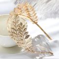Greek Gold Color Leaf Headbands Bride Wedding Hair Accessories For Women Roman Diadem Crown Tiaras Headpiece Headdress Jewelry. 