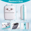 YIERYI Mini Printer, Portable Thermal /Inkless Printer, Bluetooth Smart Printer for Pictures/Notes/Lists/Label/ Memo. 