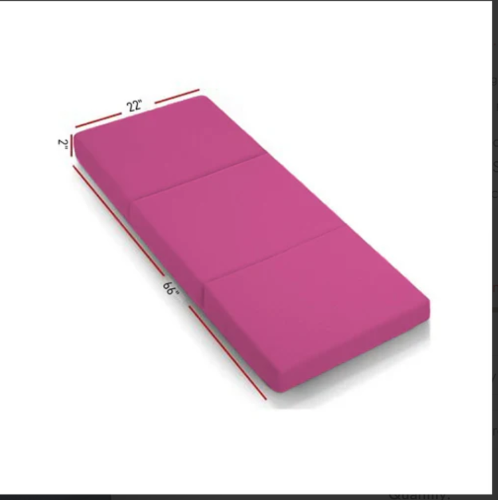 Kids Foldable Mattress – Soft & Portable Sleeping Mattress for Toddlers ...