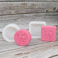 Candle Making Mold Alphabet Candle Mold English Letter Candle Mold Handmade Soap Mold Silicone Candle Mold. 