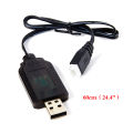 7.4V Charger 1000mA XH-3P 2S Li-ion Electric RC Toys Aircraft Car Automatic Power Off Protection Charging Cable Jing. 