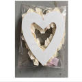 Home decor Heart-shaped wreath Delicate Pink White White rose wreath Heart-shaped Red Romantic Valentine's Day wreaths for Valentine's Day decoration Home decoration Wedding venue decor Gift for loved. 