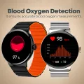 Faster Nerv 4 Pro Smart Watch 3-in-1 metallic Silicon Strap and locket 1.43-Inch AMOLED Display Smartwatch with 7-10 Days Battery, Stylish Zinc Alloy Chain Locket, Smart Watch for Men and Women, Golden. 