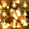 Snowflake Star LED String Light Merry Christmas Decorations For Home Decor Gifts New Year. 